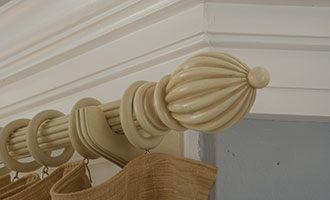 1&frac38;" Fortunato Wood Pole Collection